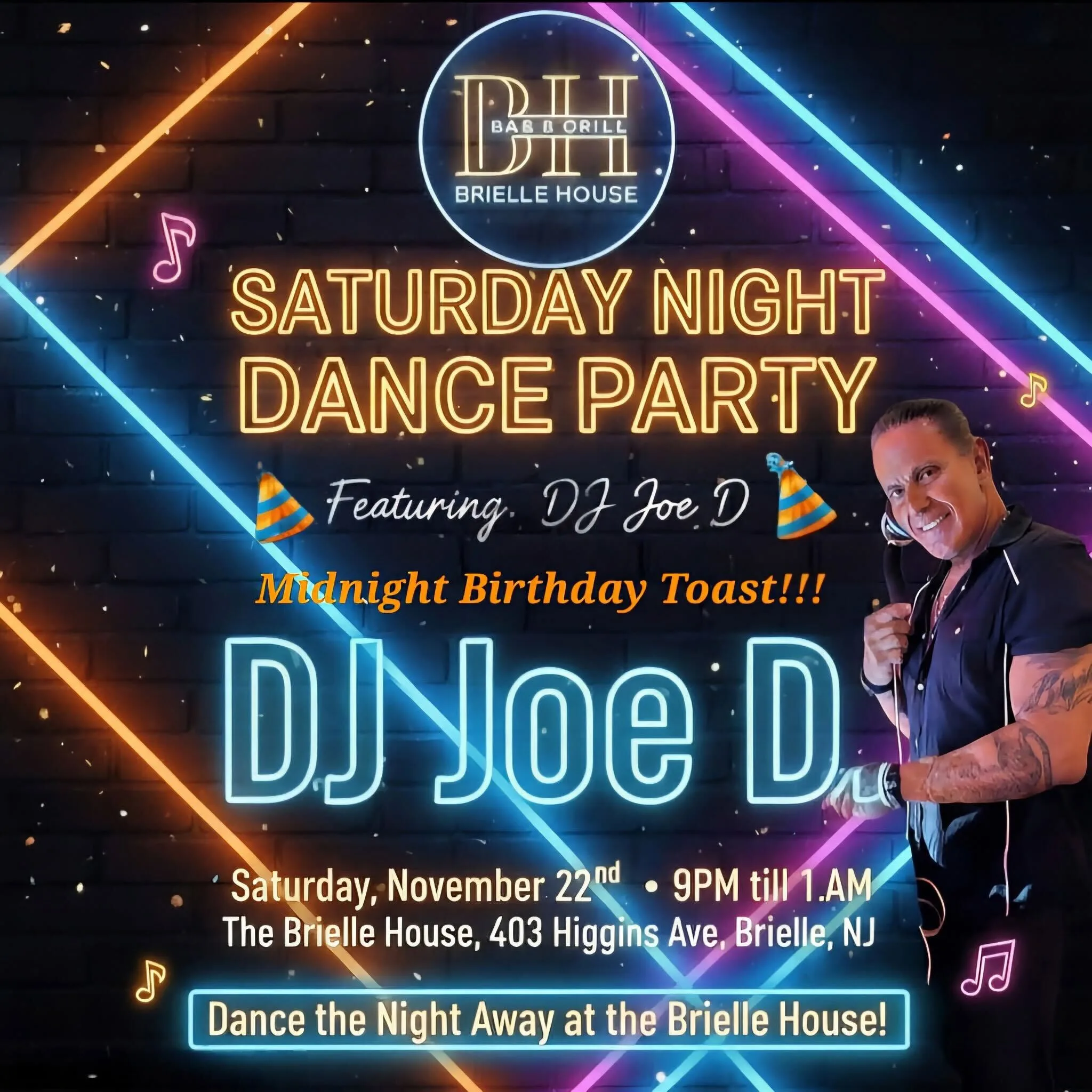Saturday Night Dance Party with DJ Joe D